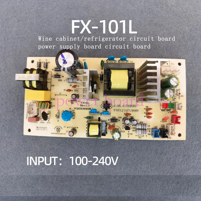 

Wine cabinet control board /refrigerator circuit board FX-101L, red wine cabinet power supply board, input voltage 100V-240V