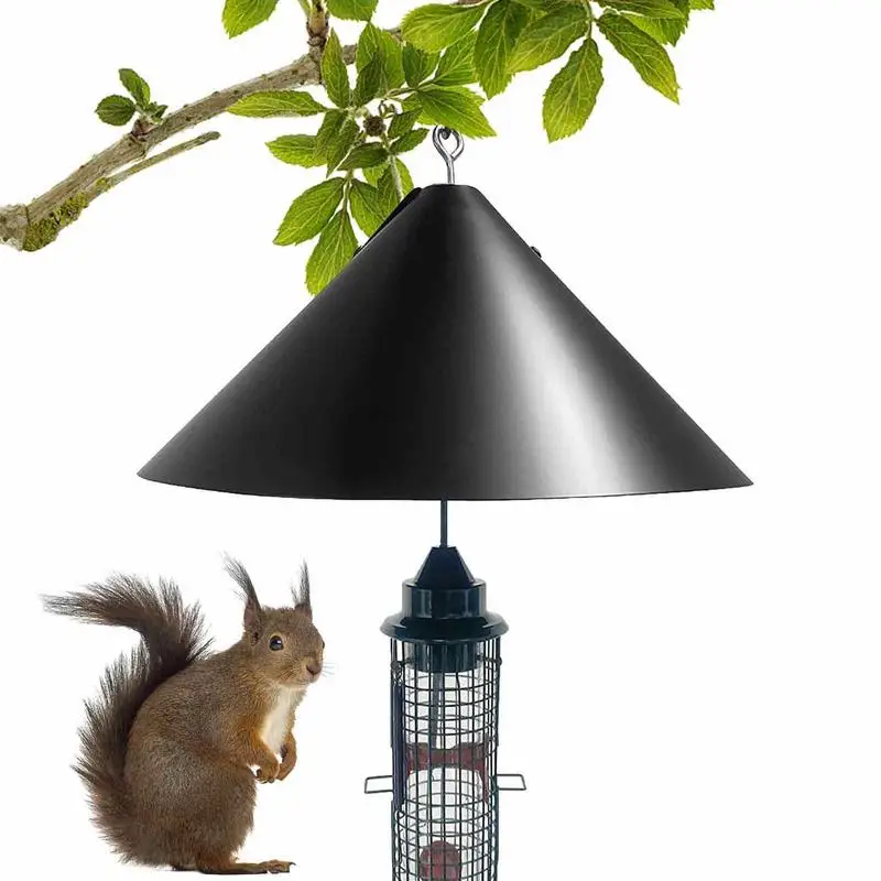 

Squirrel Baffle Squirrel Proof Bird Feeder Baffle Guard Small Animal Baffle Pole Mount Wrap Around Heavy-Duty Steel Design For