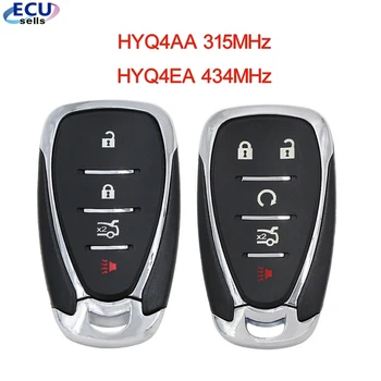 4/5 Buttons Remote Key For Chevrolet Cruze Malibu Spark Camaro Equinox 2016 2017 2020 315/434Mhz ID46 HYQ4BAA/EA 1