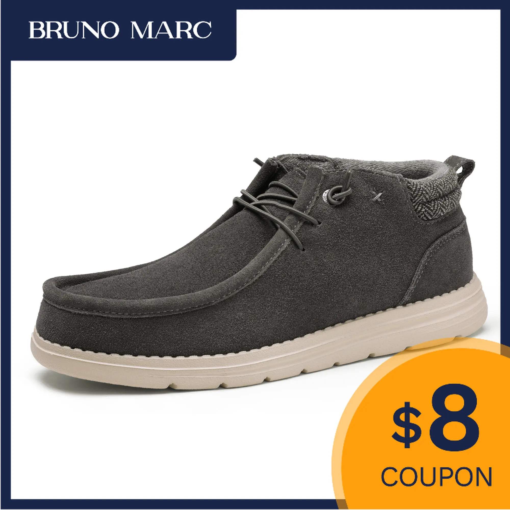 Bruno Marc Winter Slip On Shoes Mens Slip On Winter Boots Men
