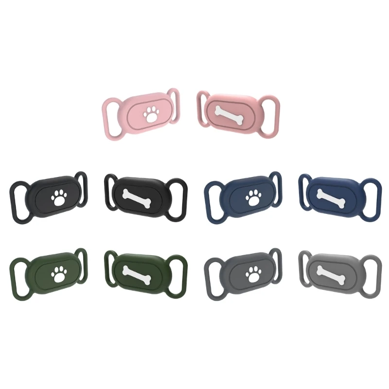 

Suitable for Smarttag 2 Protective Case Silicone Keychain Pet Dog Tracker Locator Positioning Housing Anti-Scratch Drop Shipping