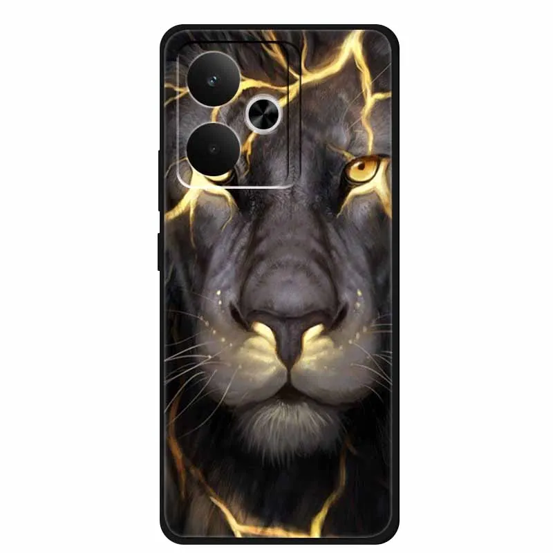 Sleek Black Silicone Soft Back Phone Case Cover