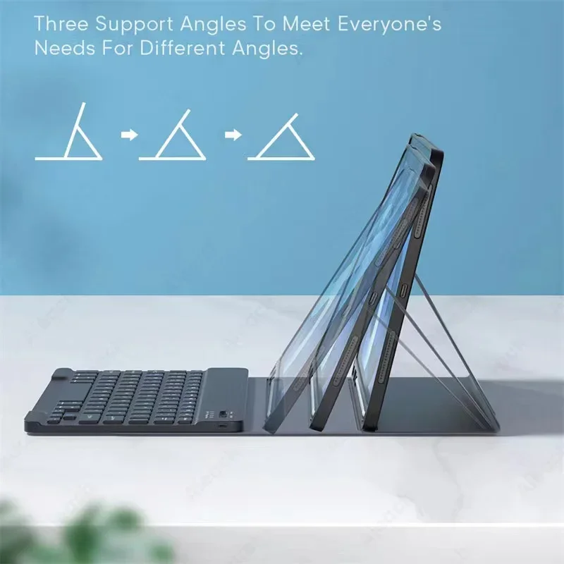 Premium Keyboard Case with Bluetooth for 12.3-inch Tablet, 2024 Edition