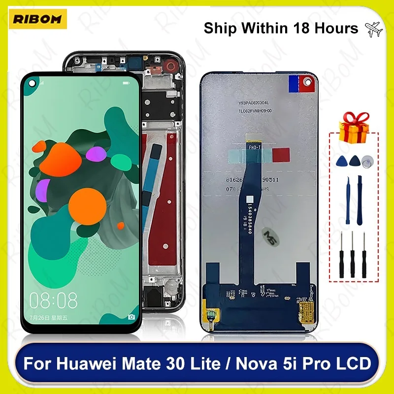 

New 6.26" For Huawei Mate 30 Lite Display LCD Touch Screen Digitizer For HUAWEI NOVA 5i Pro LCD SPL-AL00 SPL-TL00