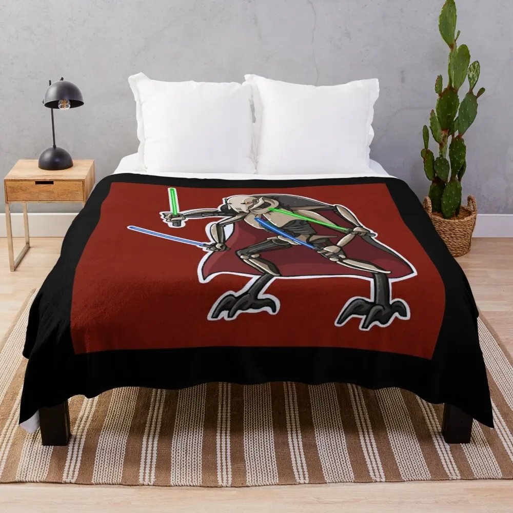

General Grievous chibi Premium Scoop Throw Blanket Sofa Quilt Sofa Vintage Blankets