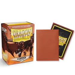 100 - Piece Matte Card Sleeves Set - Durable Card Protectors (Copper)
