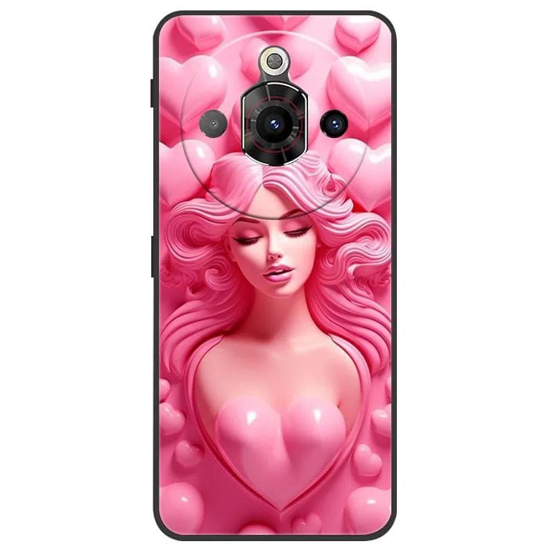 Cute Fashion Black Silicone Soft Phone Case - Shockproof Back Cover Shell