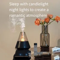 Portable Essential Oil Diffuser USB Air Humidifier Night Light Cold Fog Maker Spray, Suitable For Birthday Gift Remote Control 1