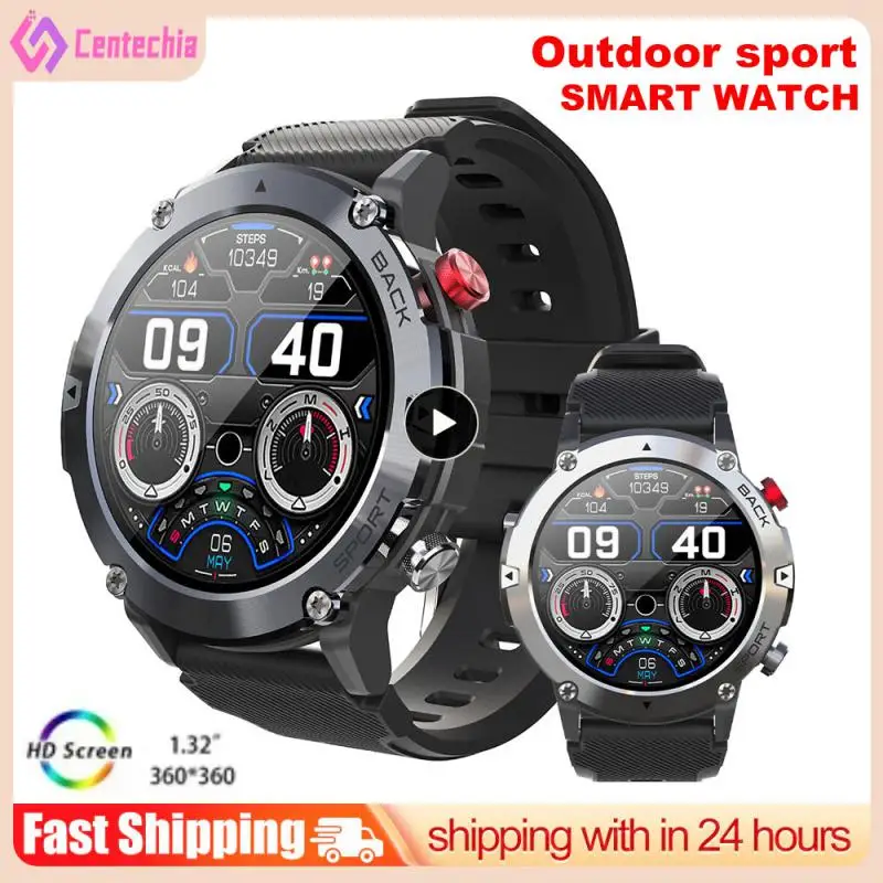 

2024 New C21 Outdoor Sports Smart Watch Men's Answer Call IP68 Waterproof Fitness Tracker Dial Call Smartwatch For Android IOS