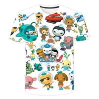 Kidss Fashion 3D The Octonauts Printed Short-Sleeved Tops For Boys Girls Summer Short-Sleeved High-Quality Children's Clothes 1