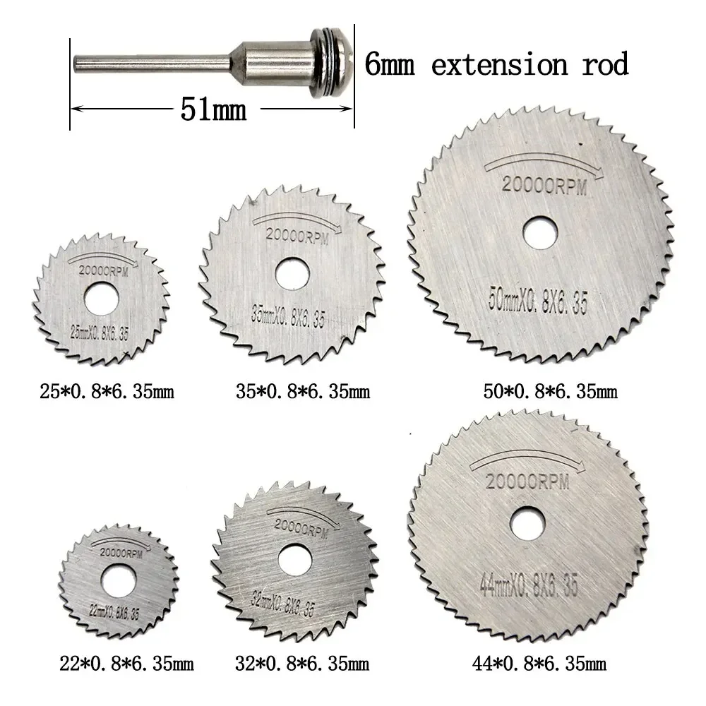 Electric Drill Woodworking Metal Cutting 7pc Set