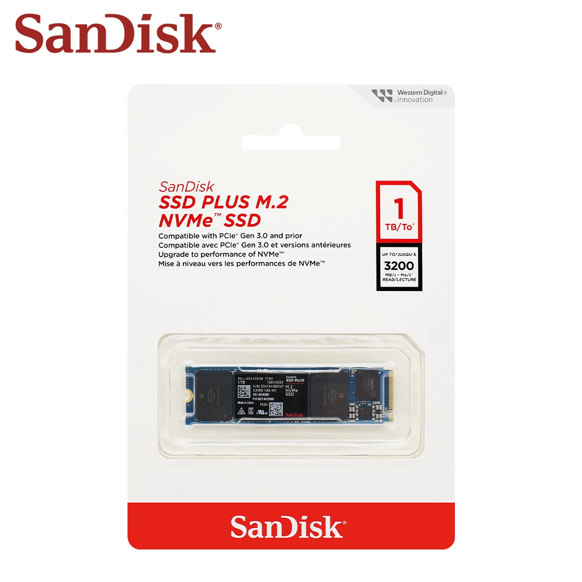 Nowy Sandisk SSD Plus M.2 SSD 250GB 500GB 1TB 2TB wewnętrzny półprzewodnikowy M.2 2280 PCIe Gen 3.0 wewnętrzny szybki ssd nvme
