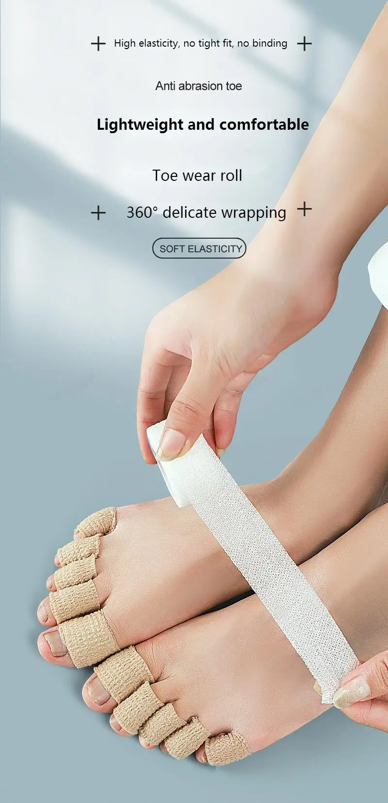 1Roll Toe Protector Pain Relief Women Heel Protector Foot Care Products Shoe Pads high heels Anti-wear Sticker Shoe Accessories