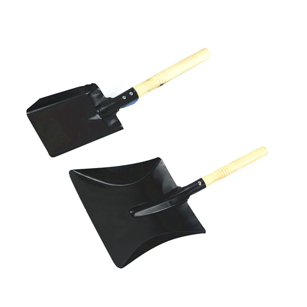2 PCS Small Iron Gardening Wooden Carbon Steel Child