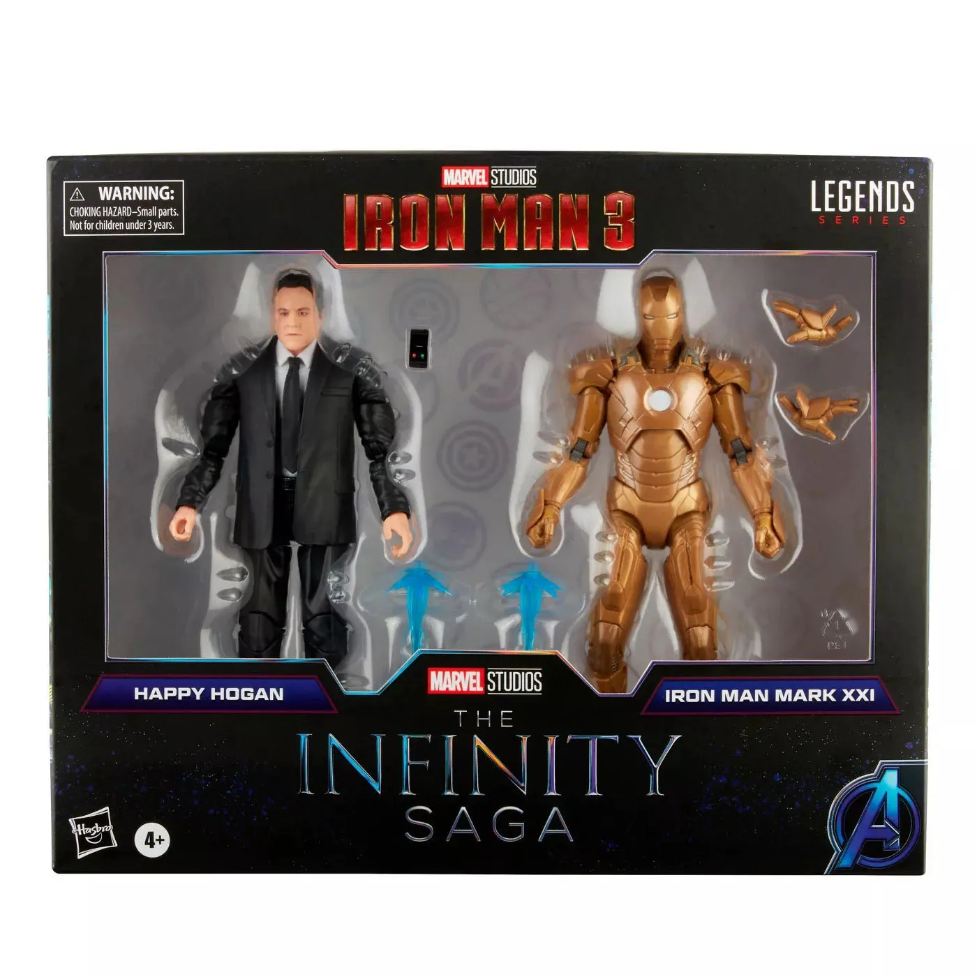 Marvel Legends Ironman S.H.I.E.L.D. Agente Happy Hogan Mk21 Set Action Figure Per La Raccolta
