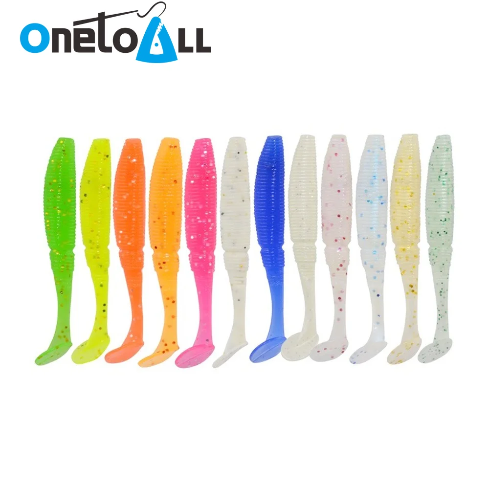 Leurre Shad Shoous à queue de pagaie, appât Élsouple, ver