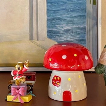 Ceramic Cartoon Mushroom Decoration 5