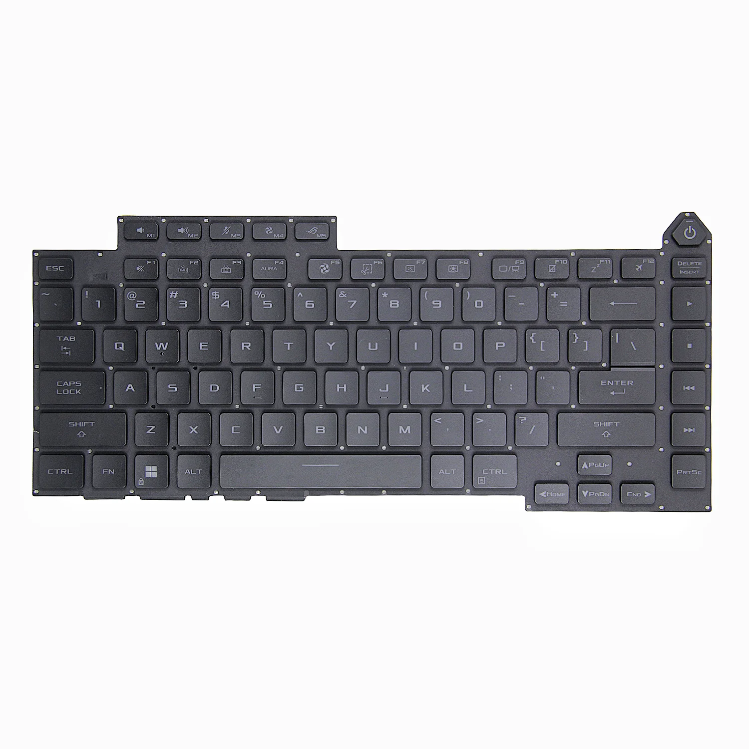 Teclado de Retroiluminação Portátil para Asus Rog G513q 5r G15 2023 G513q G513qy qm G533 100 Novo Original dos Eua - Imagem 3