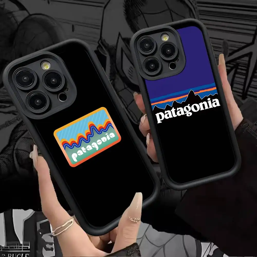 Coque de téléphone P-Patagonia pour iPhone Pro Max Plus, coque en silicone