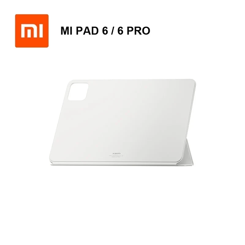 ProtUTab Xiaomi Pad 6/Pad 6 Pro Case with Pen Holder 11.0 inch 2023,  Transparent Hard Shell Back Trifold Stand Protective Smart Cover for Xiaomi  Pad