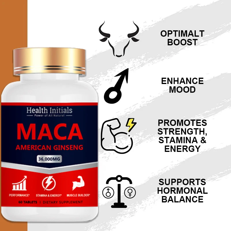 High-grade maca ginseng, prolongs male erection, enhances energy, and promotes male enlargement and growth