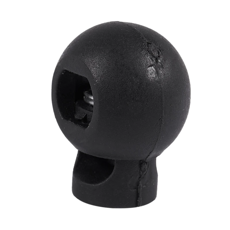 600 Piece Cord Stopper DIY Black Plastic Connector Cord Lock Stopper Switch Cover