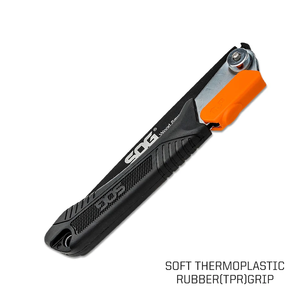 SOG Woodsaw Folding Saw Portable Hand Tools Pocket Saw Woodworking with Detachable Blade Compact Outdoor Camping Equipment F11BN 5