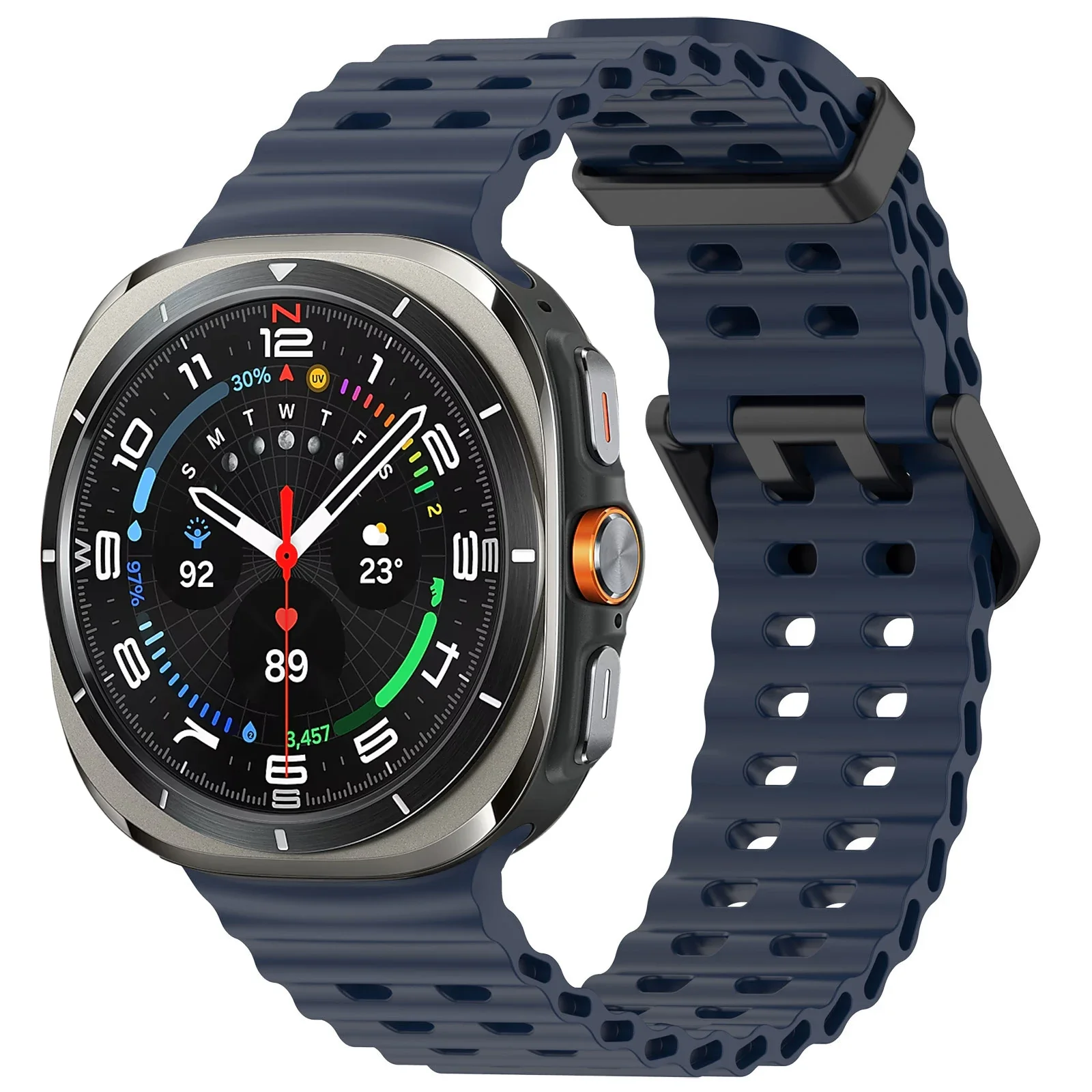 Premium Marine Bracelet for Smartwatches - Luxurious 47mm Watchband Strap