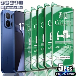Premium 5 - Pack HD Ceramic Screen Protectors - Universal Fit for 5 Pieces (Xiaomi 15T Pro)