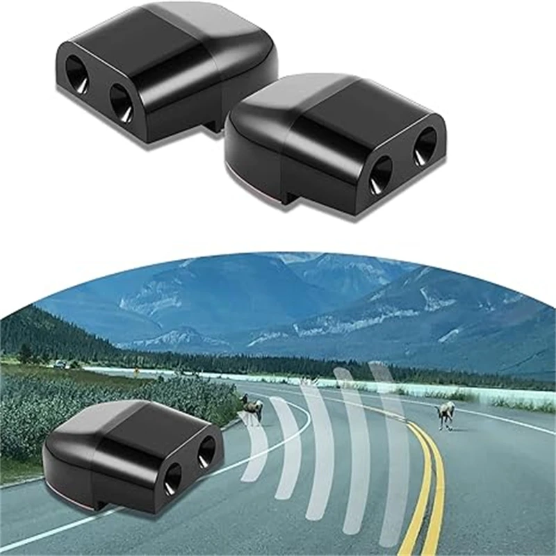2Pcs Deer Warning Whistles Device Portable Deer Repelling Mini Car Safety Weather-Resistant Animal Alert deer whistle
