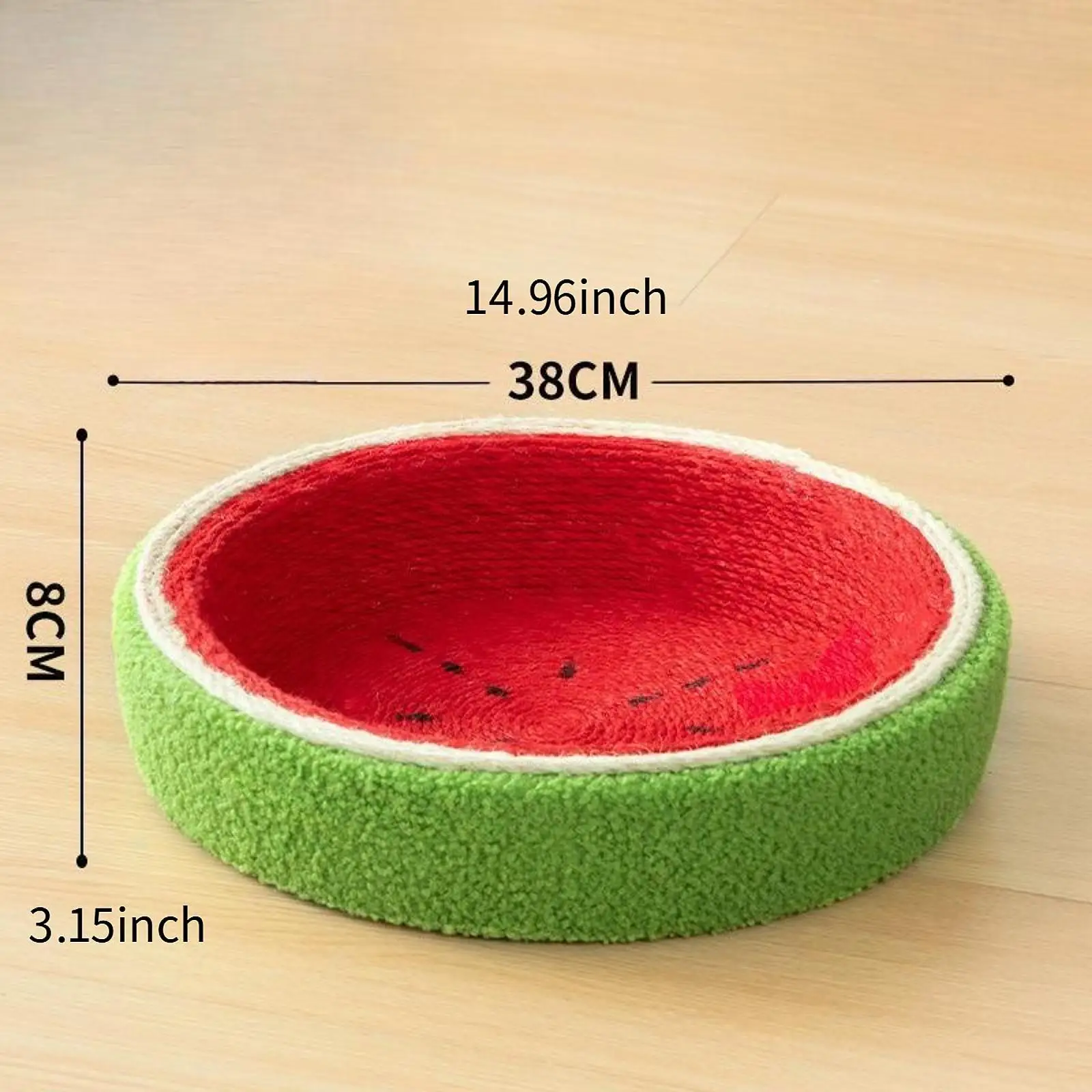 Sisal Cat Scratching Board Watermelon Cat Nest Multifunctional Kitten Sleeping Nest Luxury Pet Cat Lounge Bed Grinding Claws