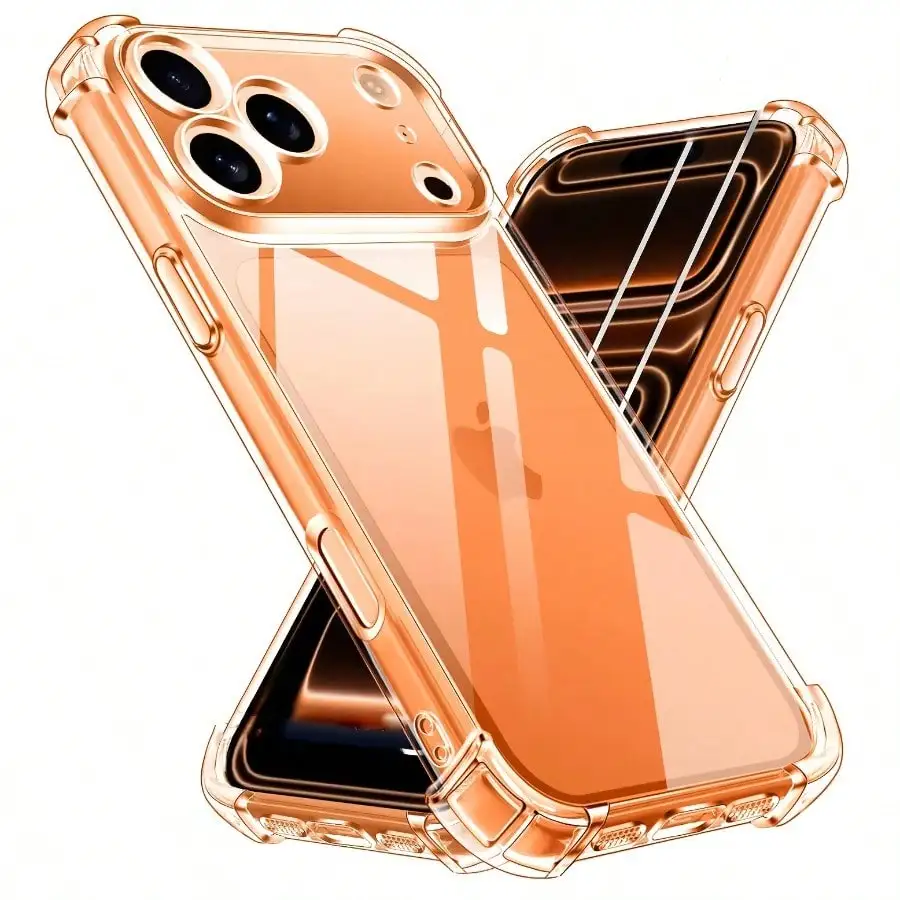 Quad-Corner Shock-Resistant iPhone 17 Pro Max/Air/X/16/15/14/13/12/11 – Design