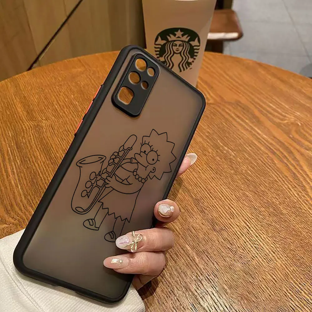 Matte Case for HONOR 70 50 30S 30 20 8X 9A 9X PLAY 4T X7 X9 X10 5G V40 Case Cover Funda Coque Capa Shell Movie The S-Simpsons-S