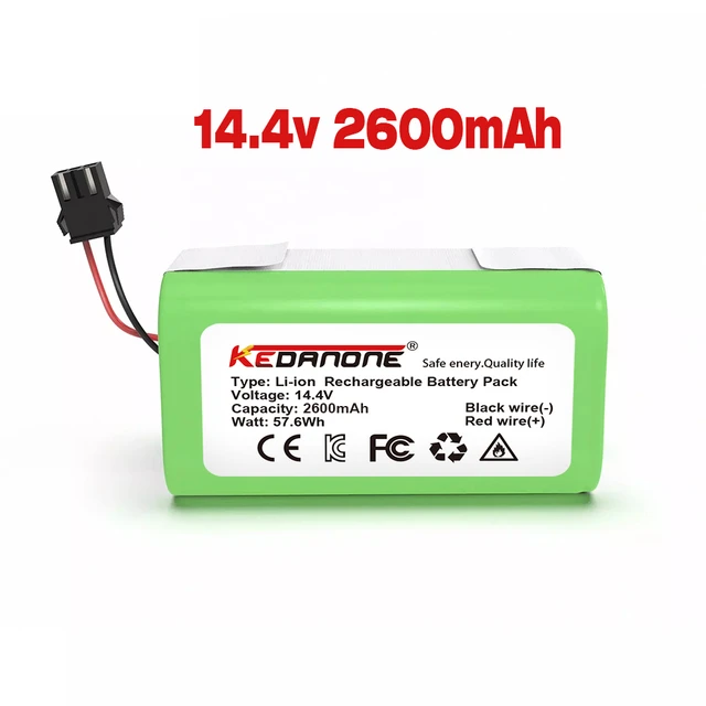 Genuine 14.4V 2600mAh Li-ion Battery for Conga Excellence 990 1090 1790  1990 Ecovacs Deebot N79 N79S DN622, Eufy Robovac 30 35C - AliExpress