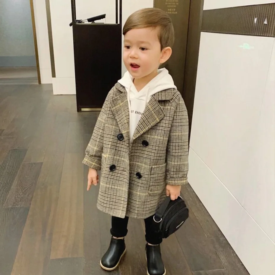 Girls Long Jacket Coat Solid Color Girl Coat Spring Autumn Jacket Girl Casual Style Kids Clothes kids jackets kids coats