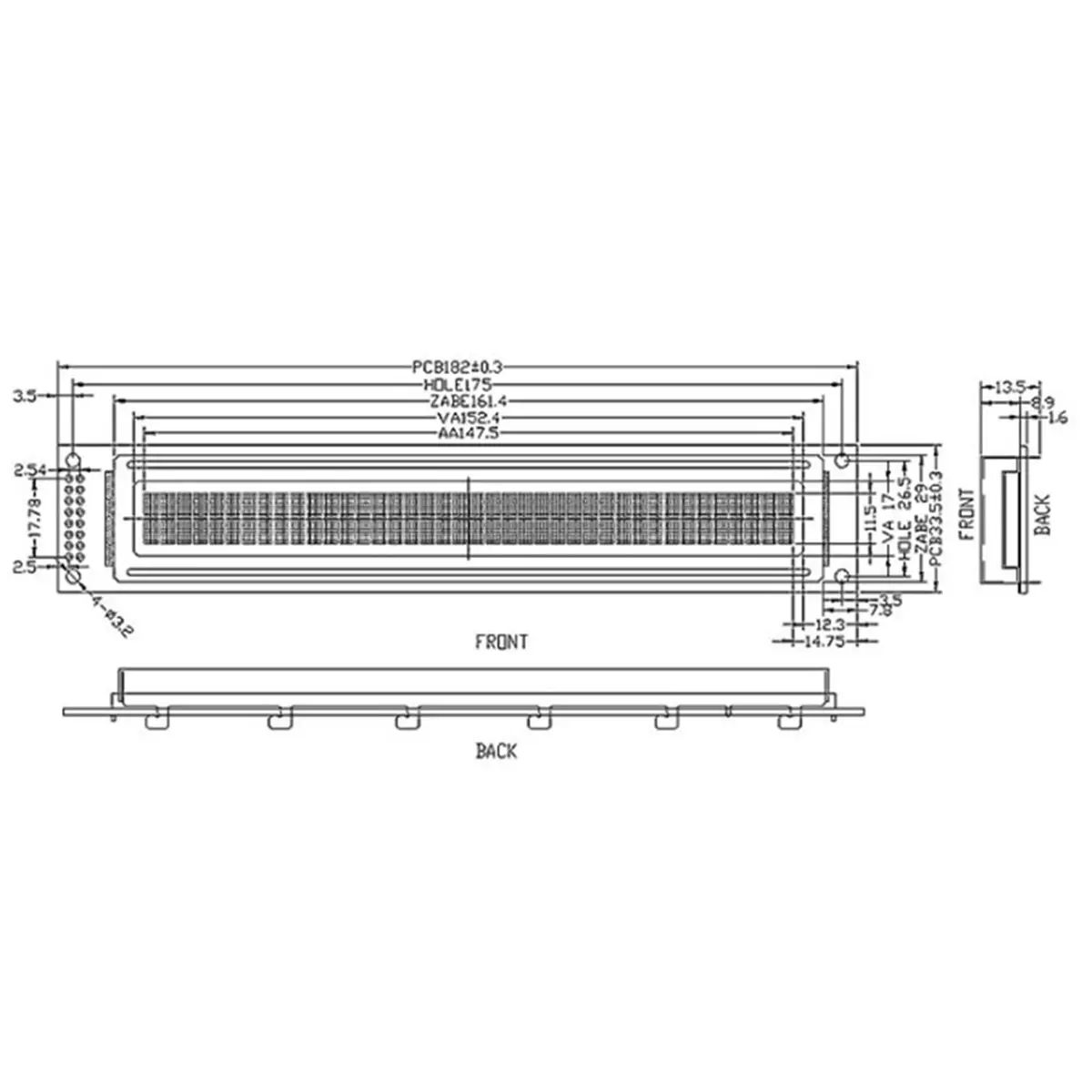 90G 전자 액세서리, Arduino용 검정색 LCD 40x2 I2C 문자 디스플레이 모듈(PC+플라스틱)
