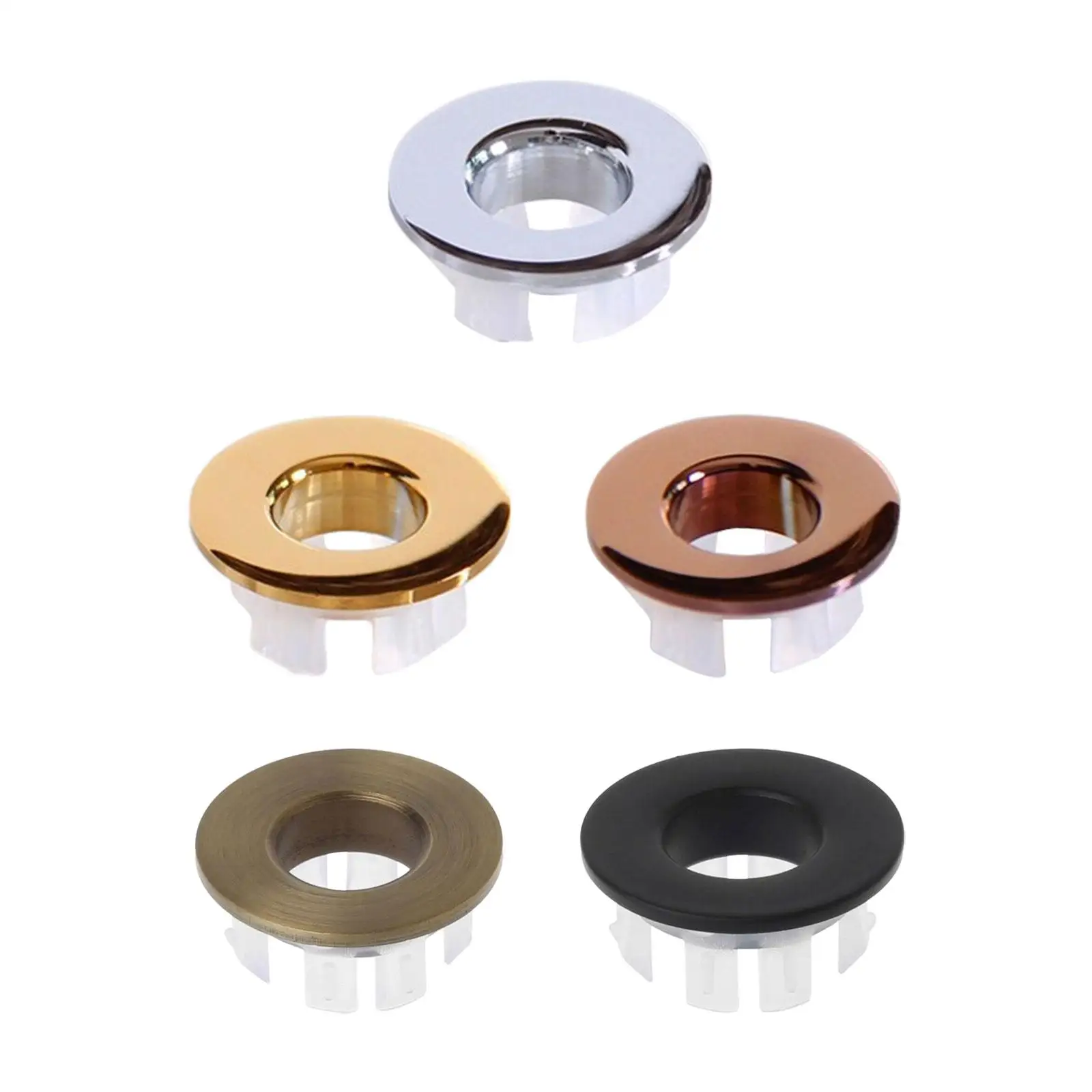 

Sink Trim Overflow Cover, Insert into Drain Overflow Cover, Bathroom Sink Cap,