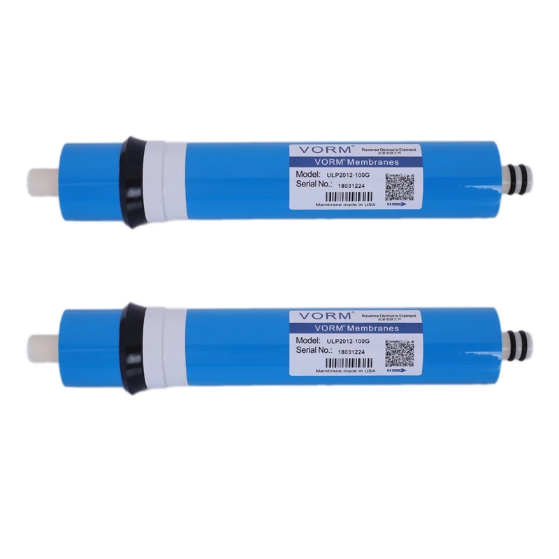 

2X 100 Gpd Home Kitchen Reverse Osmosis Ro Membrane Replacement Water System Filter Purifier Water Drinking Treatment