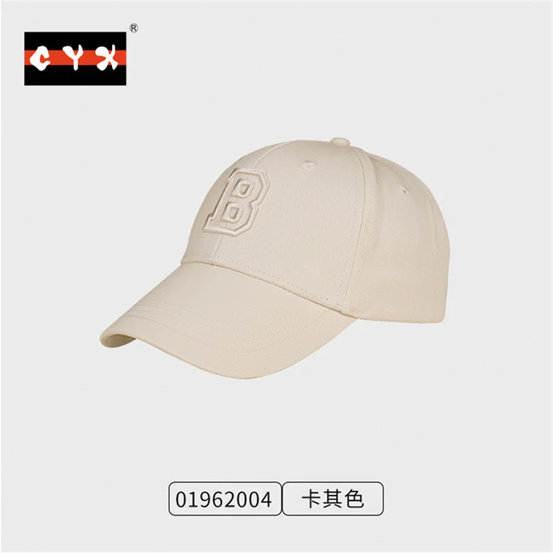 Outdoor Unisex Sturdy Versatile Cotton Sports Sun Hat Minimalist 3D Embroidered Baseball Cap With Letters
