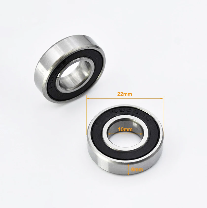 Set of 2 High-Performance Hybrid Ceramic Bearings for Bicycles