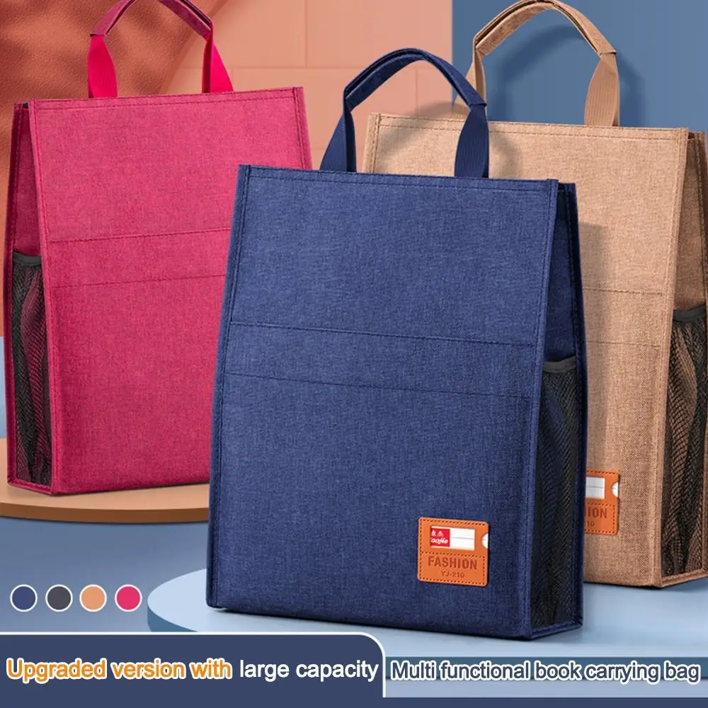 휴대용 5 레이어 토트 학교 가방 대용량 휴대용 튜토리얼 가방 다기능 지퍼 가방