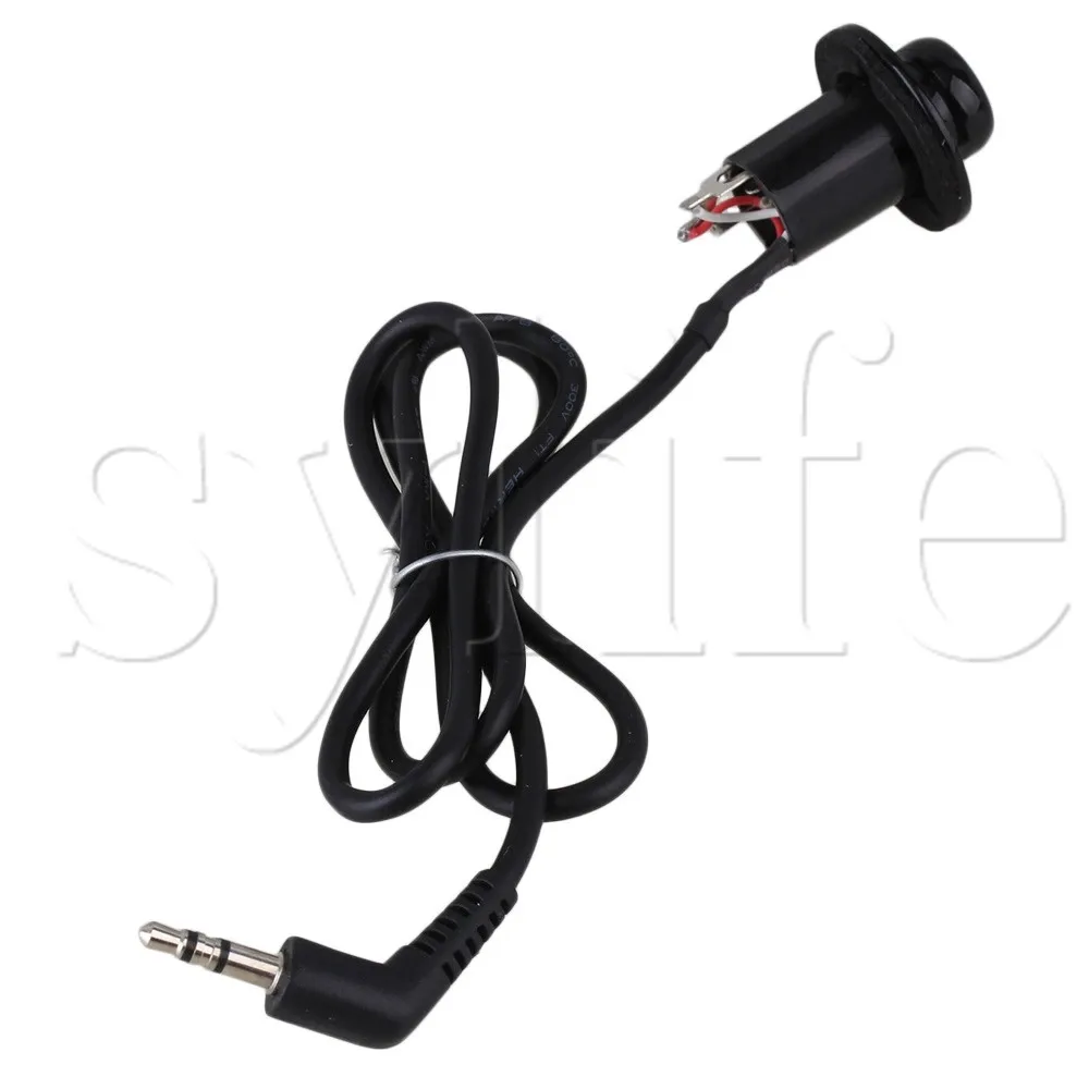 Semi-acoustic Guitar Pickup End Pin 3.5mm Plug