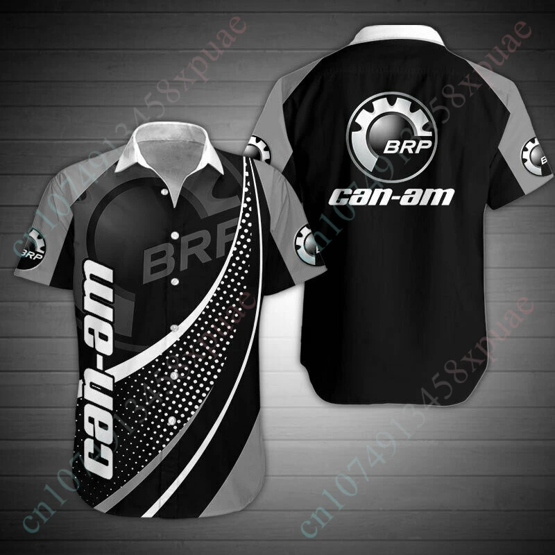 

Can-am Shirts And Blouses Casual Oversized T-shirt Unisex Clothing 3D Printing Button Cardigan Anime Shirts For Men Women's
