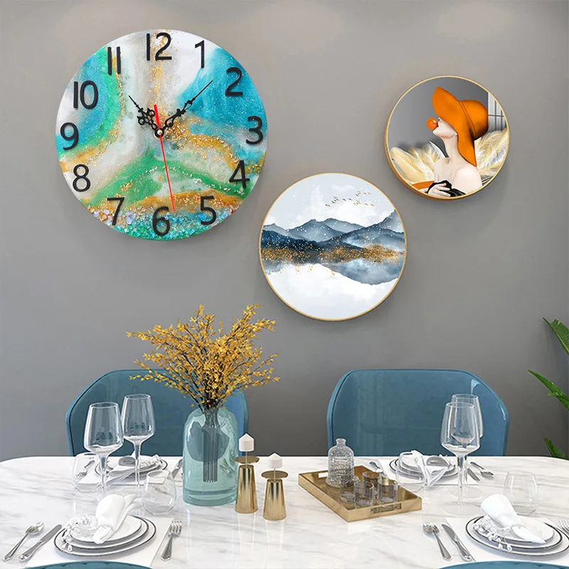 Kit Moule Horloge Silicone DIY - Chiffres Romains, Mécanisme Inclus, Pour Résine époxy Et Décorations