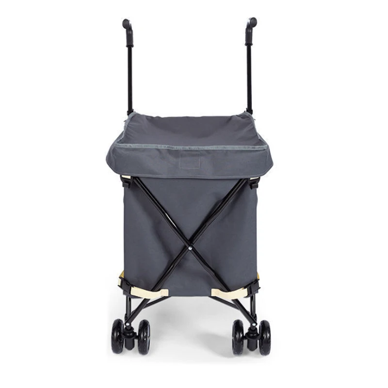 Grocery Push Cart With Folding Ability Small Size Shopping Cart