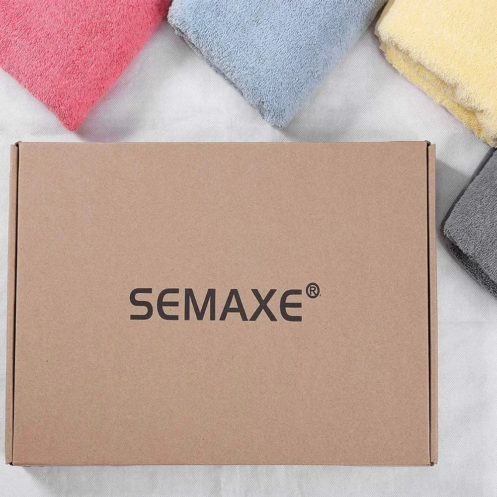SEMAXE Towel Set 100% Cotton Super Absorbent Soft and Thick A Pack of 12 Household Hand 33*33 bath towels cotton towel microfiber towel set
