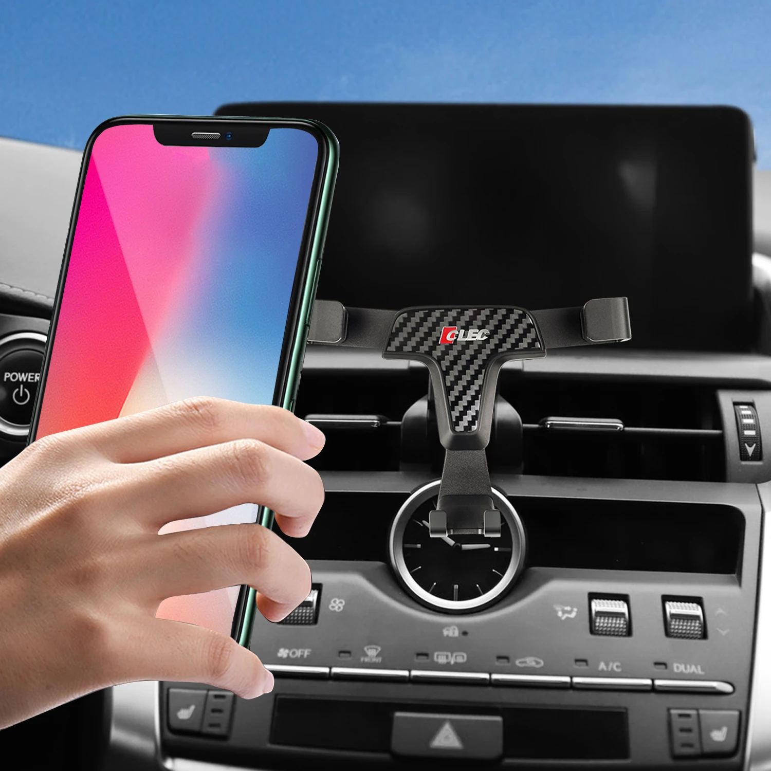 per Lexus Nx UX Nx300h 350h 450h Ux200 Ux250 Ux260 2018-2022 Custodia Porta Occhiali da Sole Custodia per Occhiali da Auto,Nero