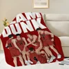 Anime C-Comics S-Slam D-Dunk Blanket Skin friendly comfort warm soft plush blanket suitable sofa living room office bedroom 1