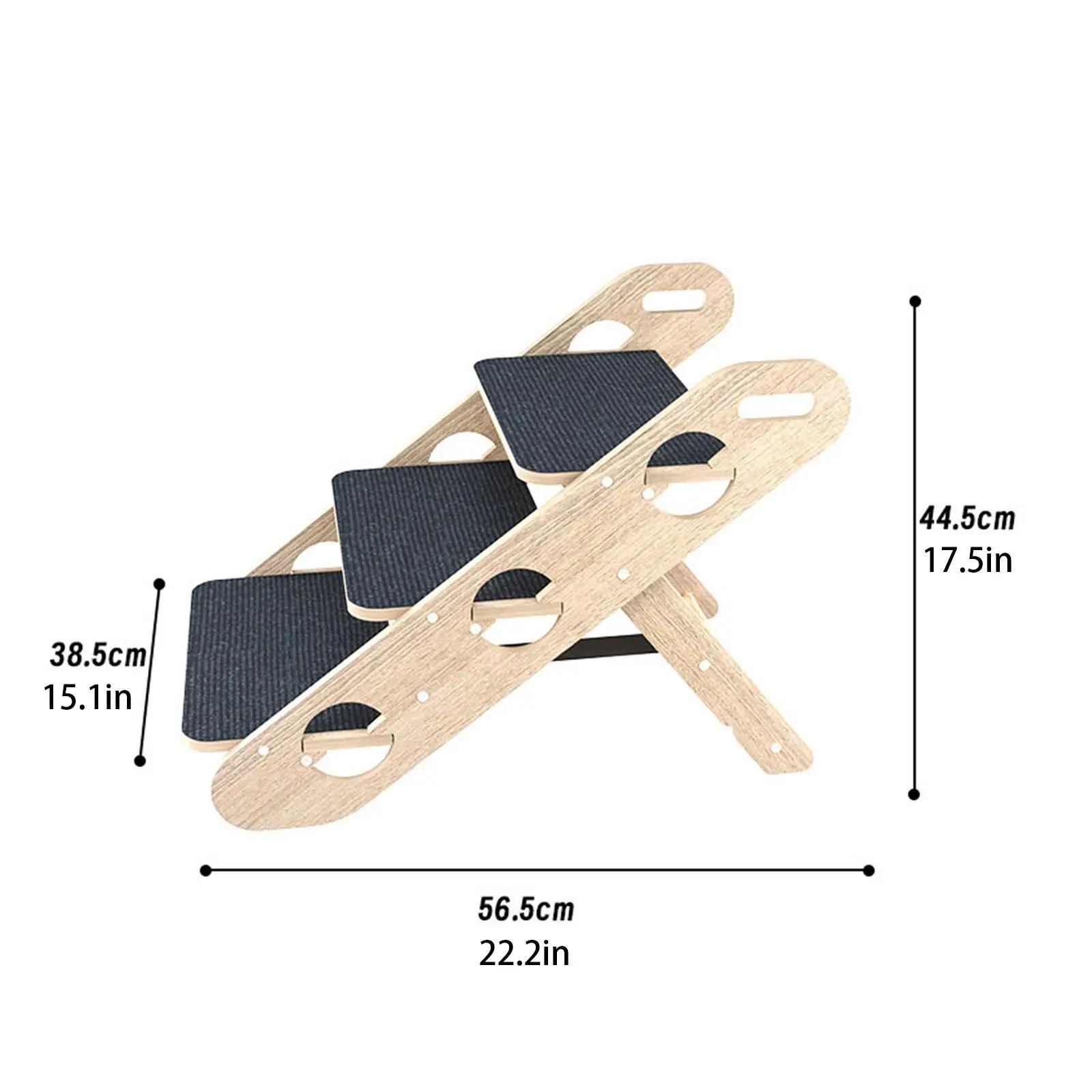 Wood Dog Stairs Foldable High Bed Climbing Non Slip Comfortable Pet Steps Indoor for Indoor Use Cats Sofa Puppy Small Pets Wood Dog Stairs Foldable High Bed Climbing Non Slip Comfortable Pet Steps Indoor for Indoor Use Cats Sofa Puppy Small Pets