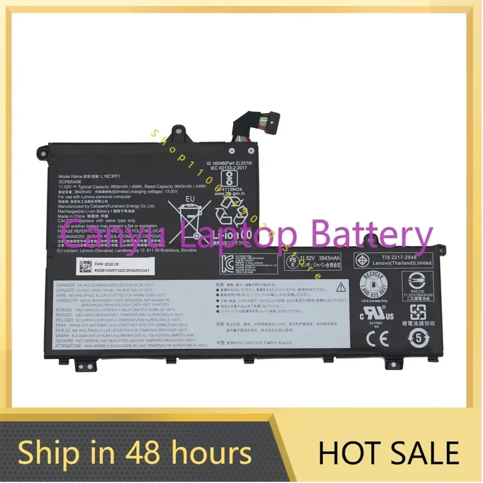 Véritable L19C3PF1 L19L3PF8 L19M3PF1 Batterie Pour Thinkbook 14